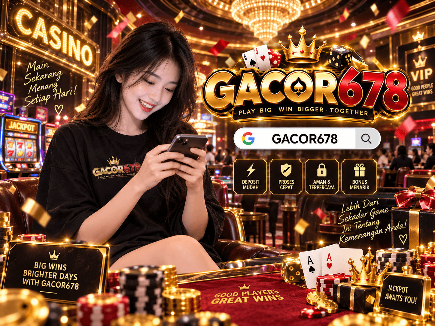 Gambaran antarmuka platform hiburan sports dan casino dengan fokus keamanan dan kemudahan